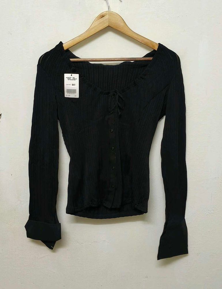 Trendy New Black Top For Women