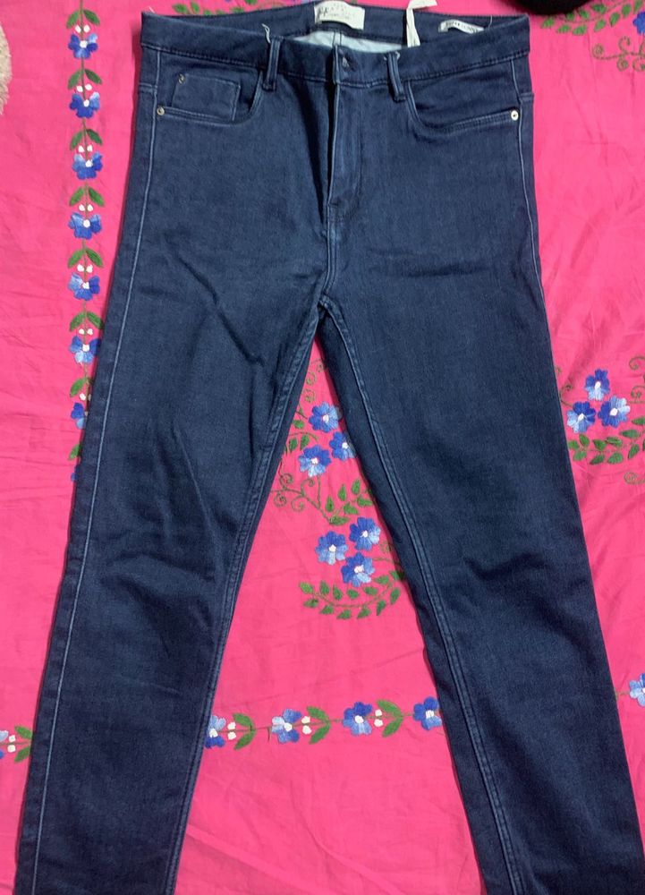 Dark Blue Denim Jeans