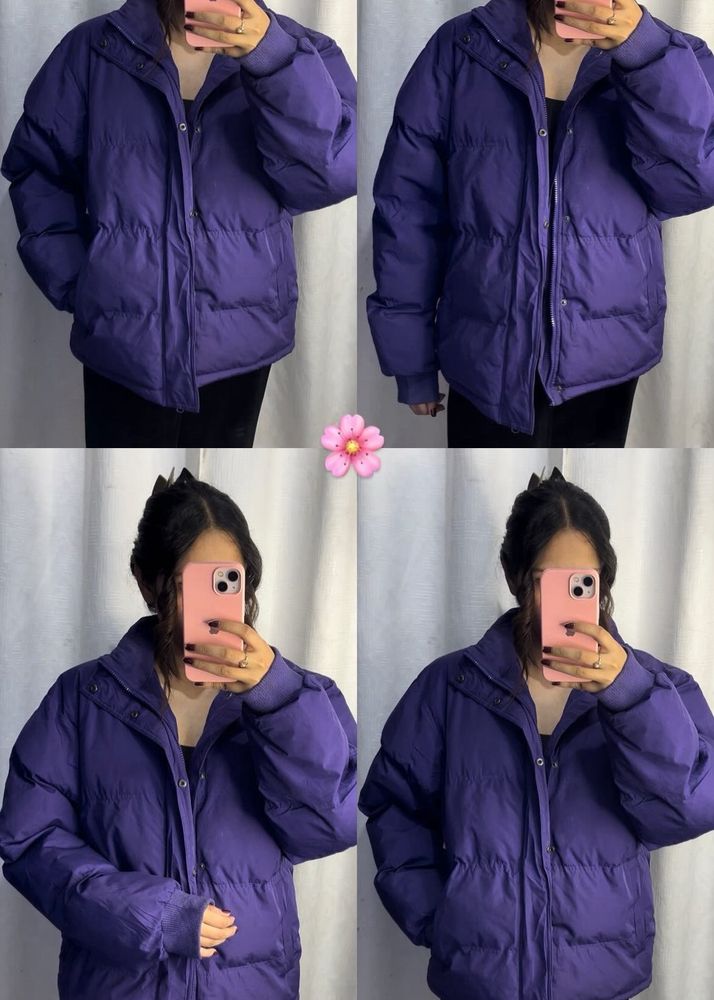 Purple Puffer Jacket