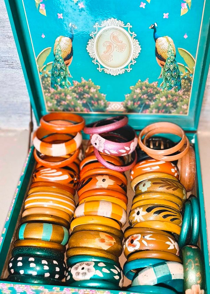 19 Bangles Collection Combo Set With Box