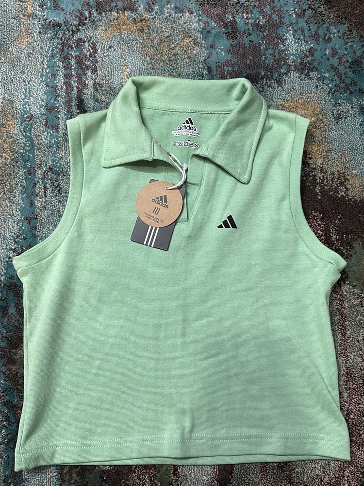 Adidas Sleeveless Polo Top