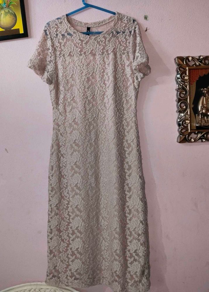 Beutiful Light Pink Bodycon Dress🩷😍💕