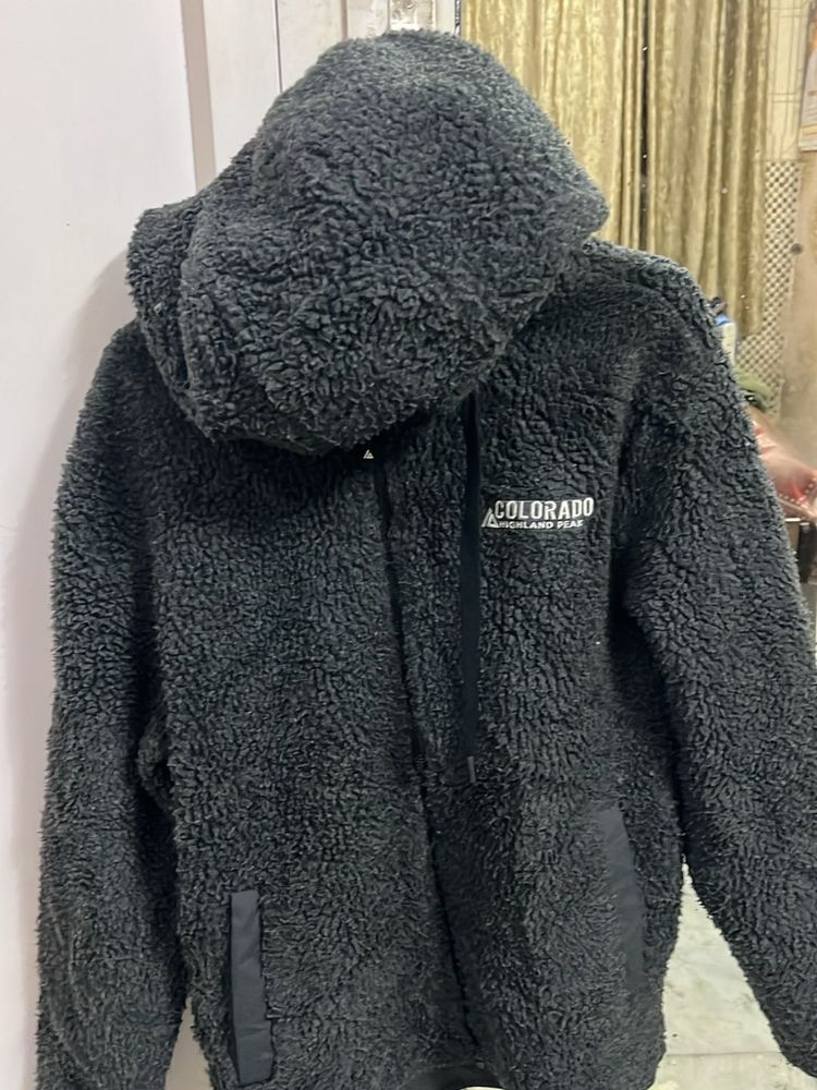 Cozy Black Fleece Jacket