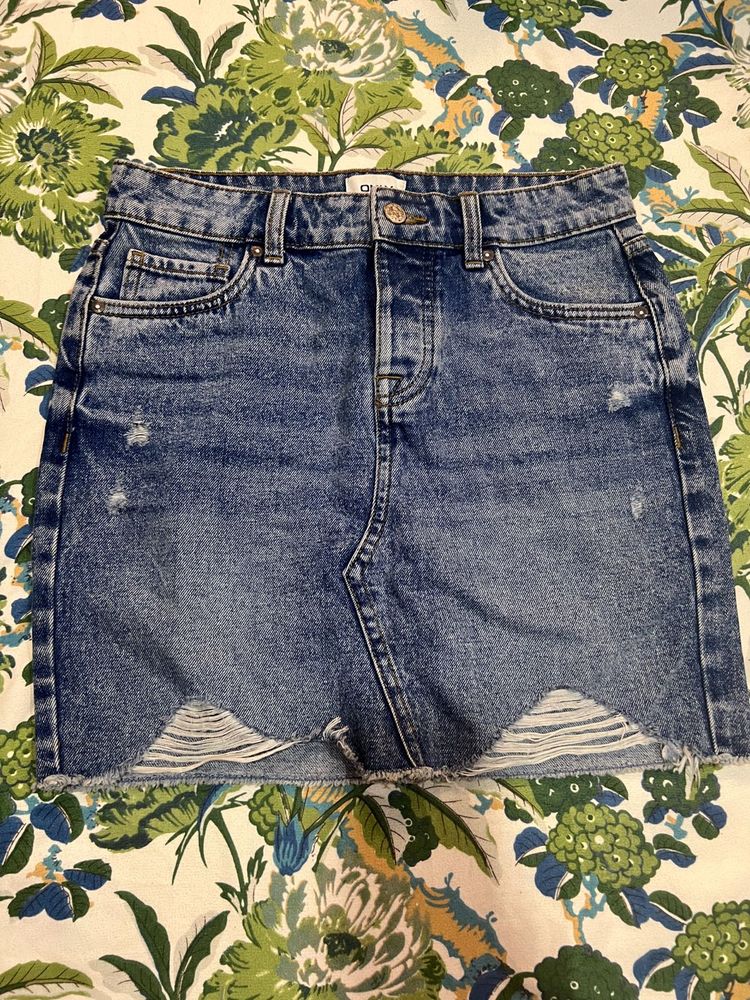 Denim Skirt Only