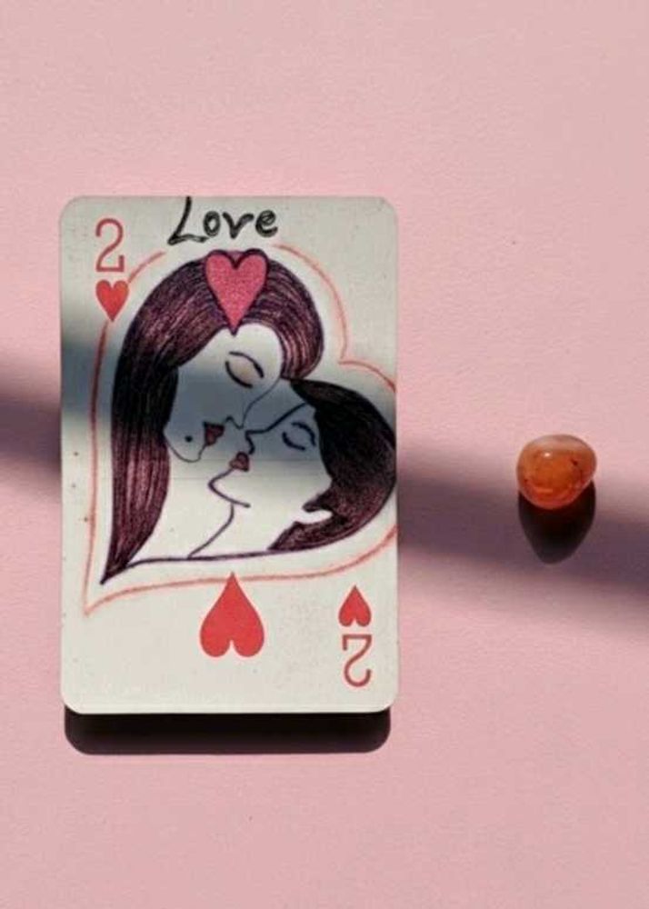 Handmade "Emotions &amp; self-reflection" Oracle card