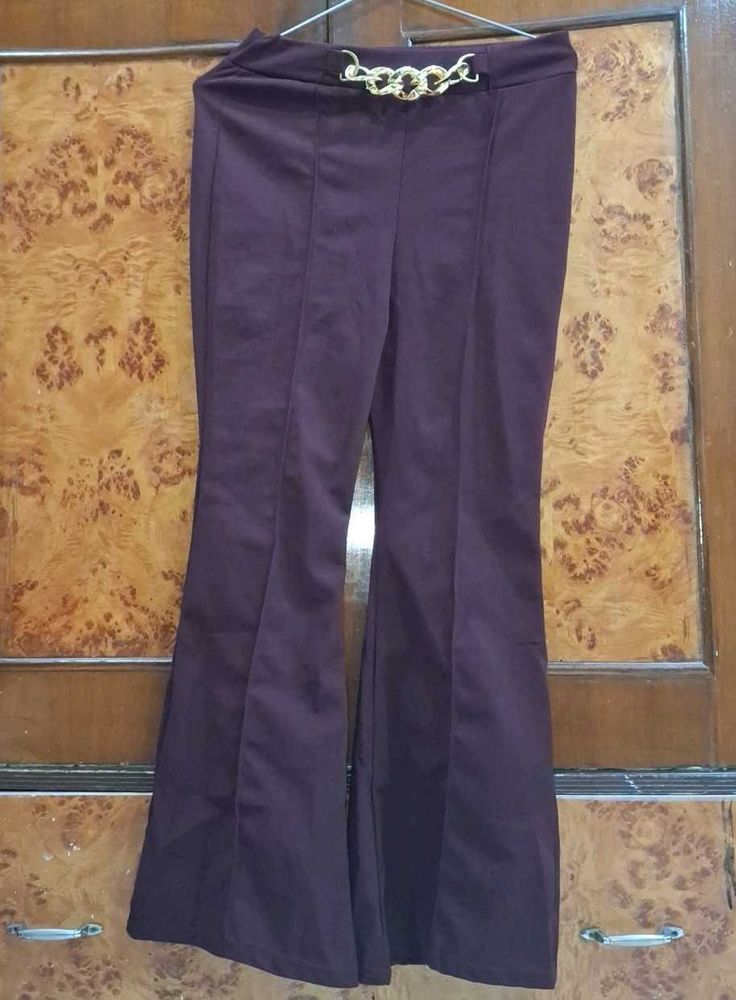Purple Flare Pants