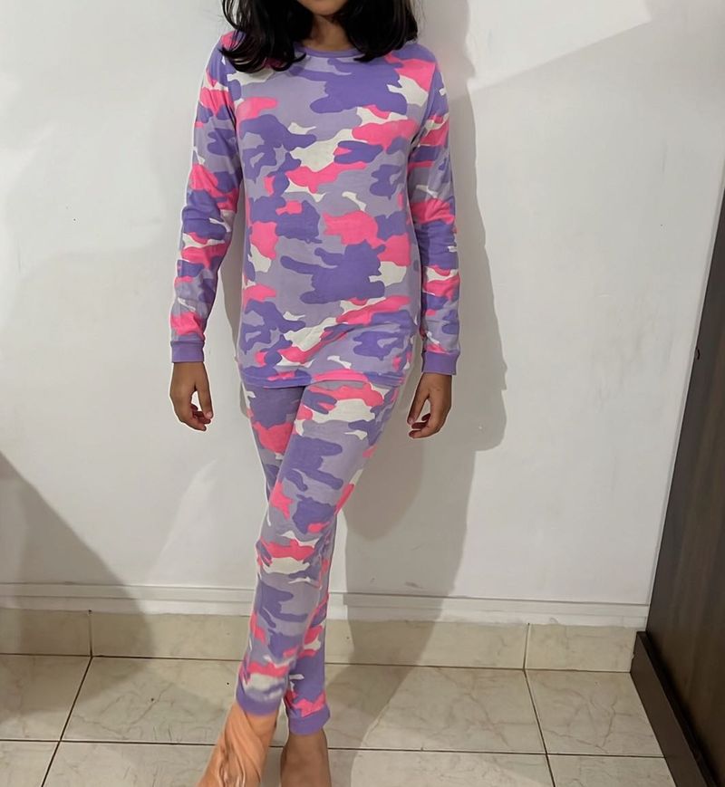 M&amp;S Camo Long Sleeve Top