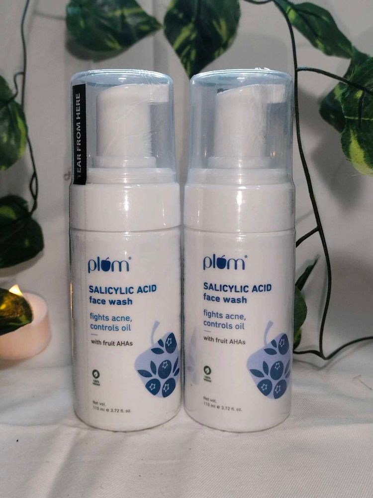 Sale🔥New Sealed Plum Salicylic Acid Face Wash