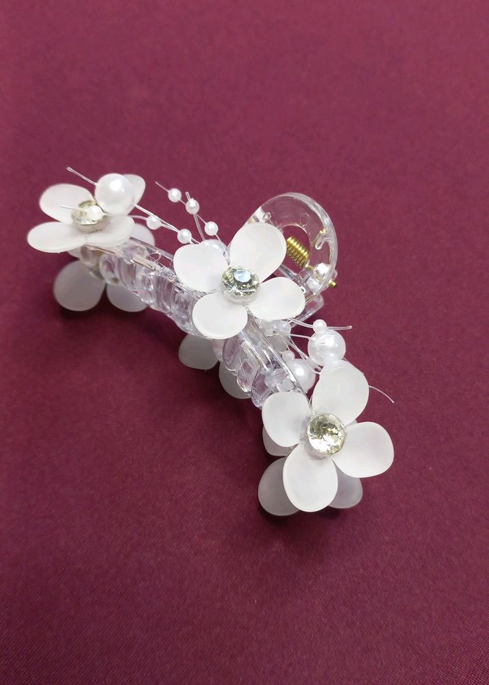 Floral Hair Claw Clip