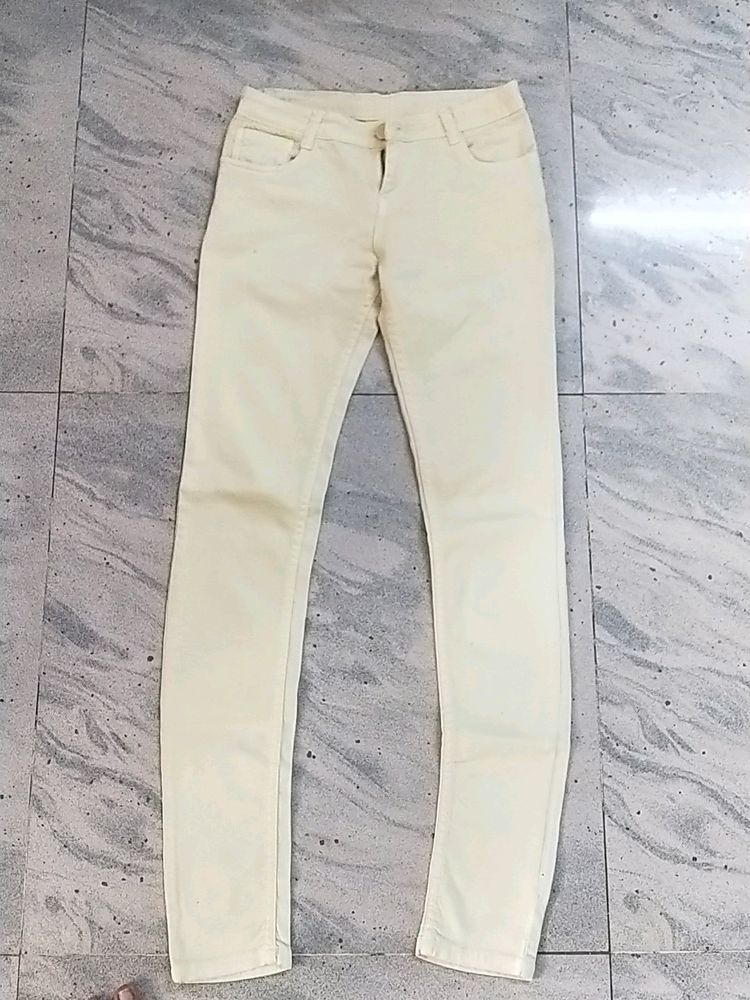 Yellowish Designer Jeans