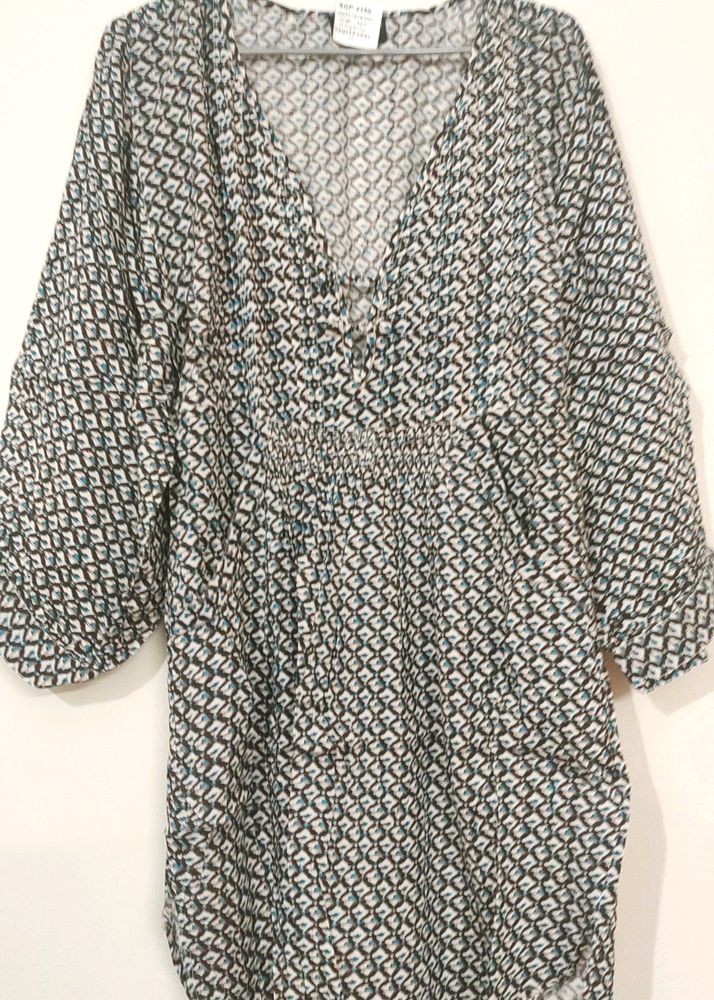 Women Multicolour Kurta Dress For Daily Wear