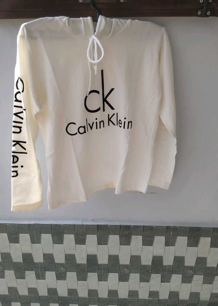 Sweatshirt Cum Crop Top