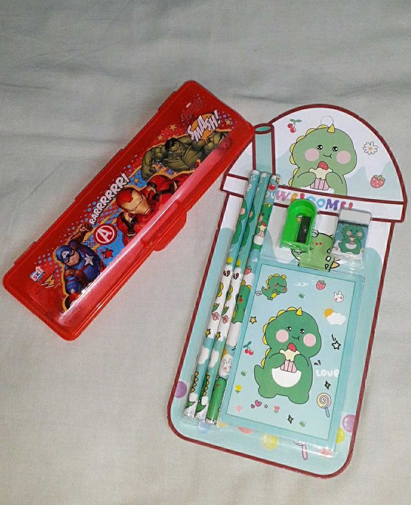 Kids Stationery Pencil Box School essentials Gift