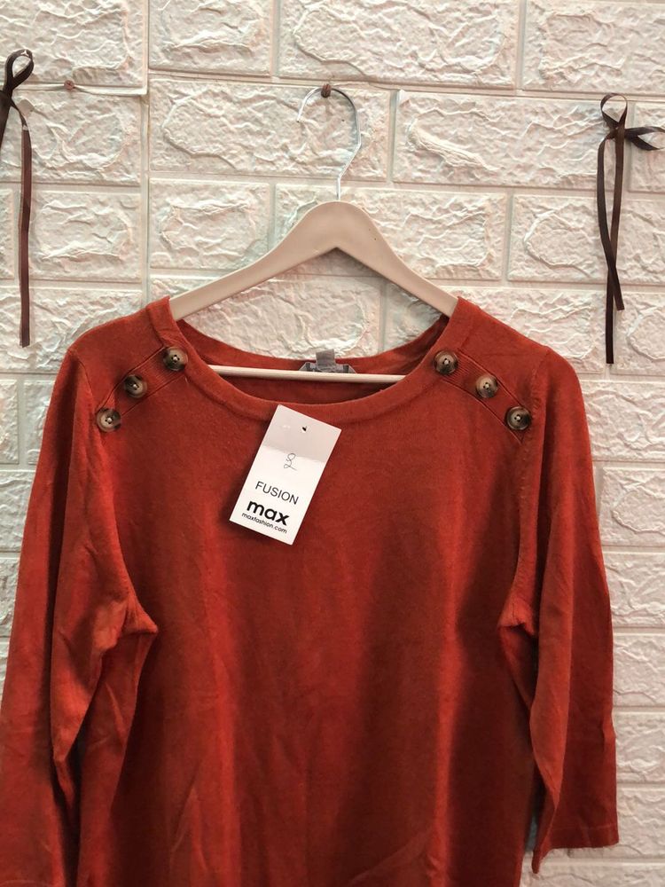 Fusion Max Rust Sweater🕶️👜