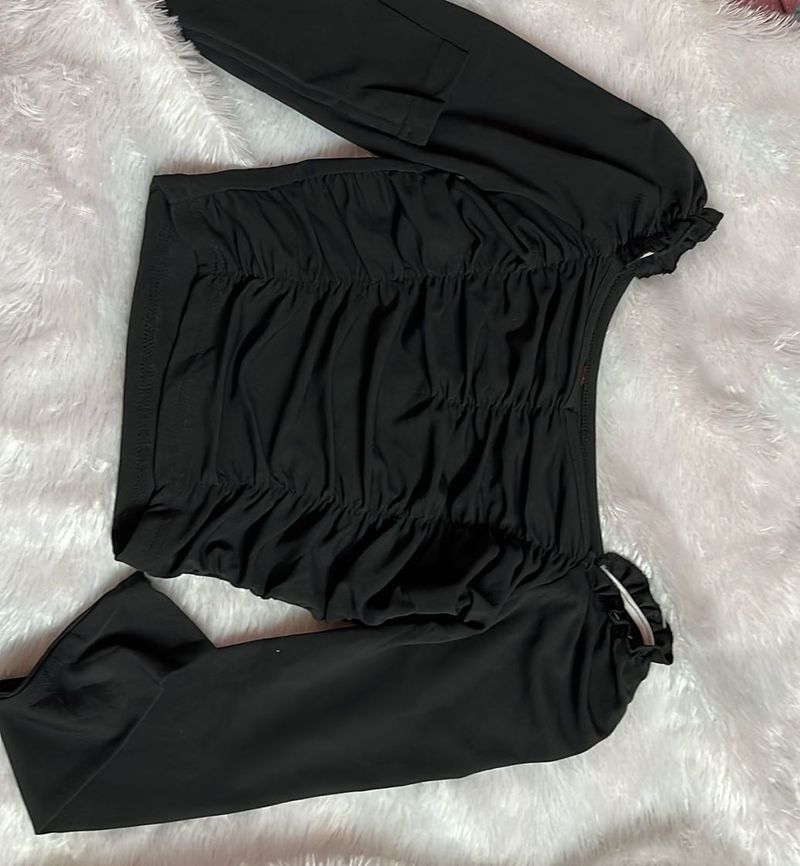 Black Crop Top