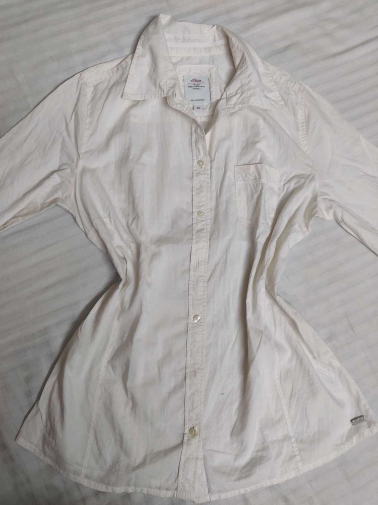 S.Oliver Pinkish Button-Down Shirt