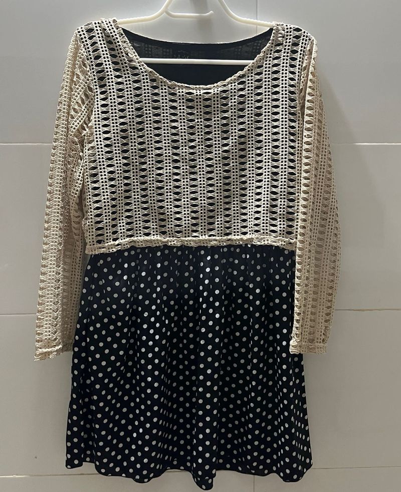 Crochet Mini Dress