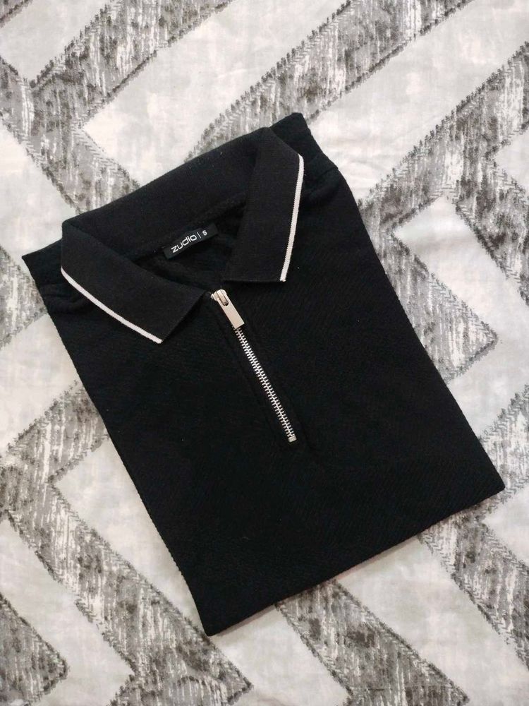 Stylish Black Polo Shirt