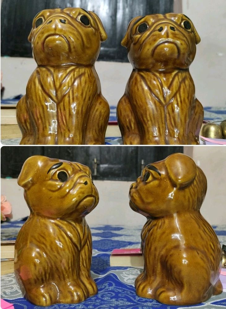 One Ceramic Bulldog Money Bank / Gullak