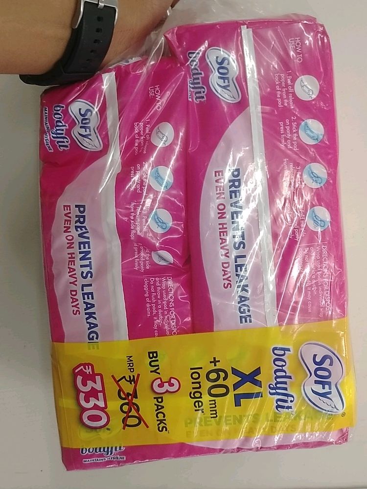 Sofy 54 Pcs XL Pad Sanitary Nap ₹330