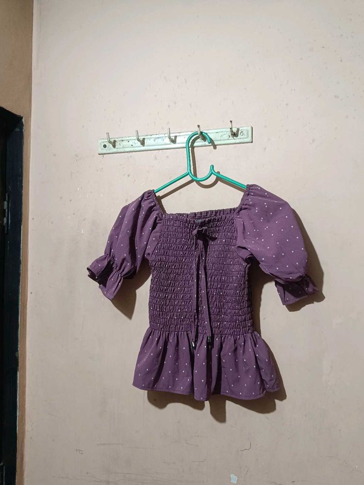 Peplum Top