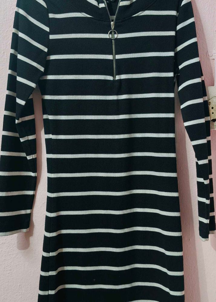 Striped Bodycon Mini Dress