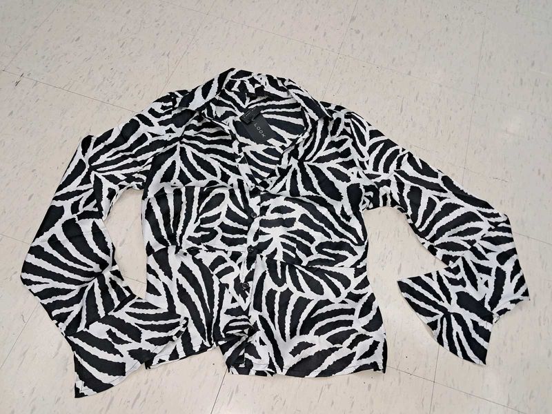 Zebra Print Top