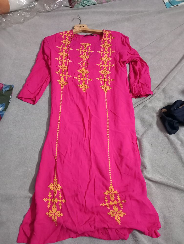 Pink Kurta