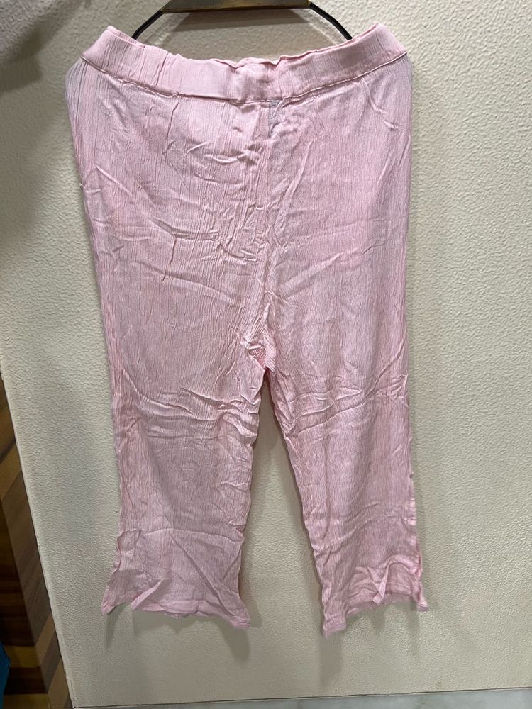 Pink flared pant