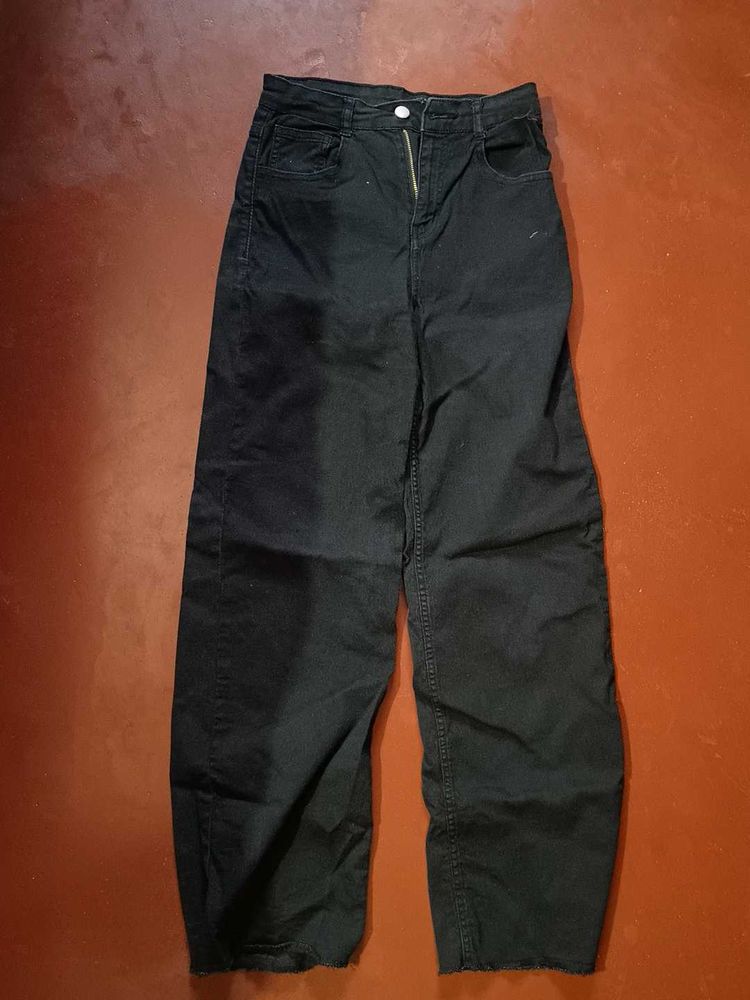 Black Wide Leg Jeans