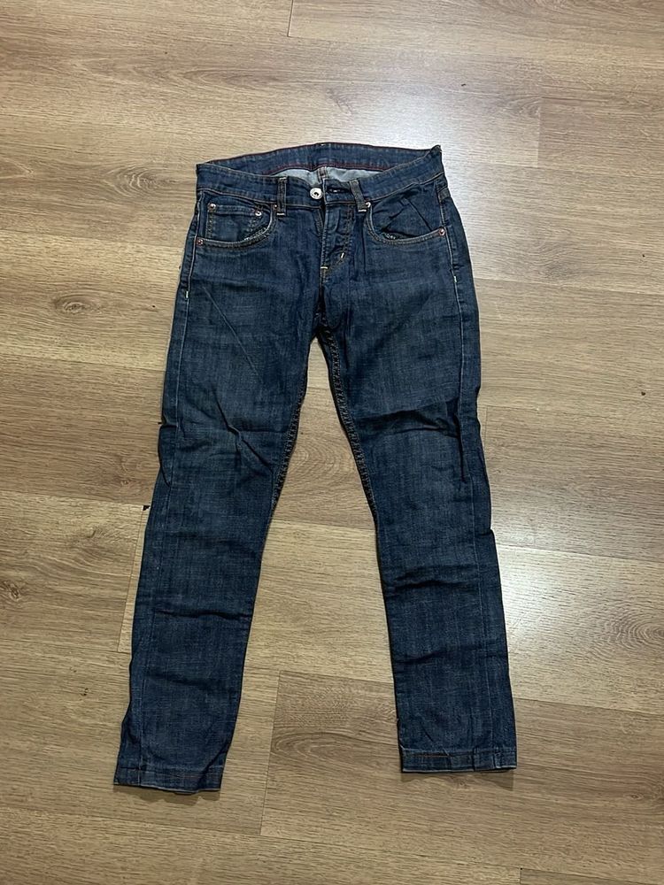 Dark Blue Denim Jeans