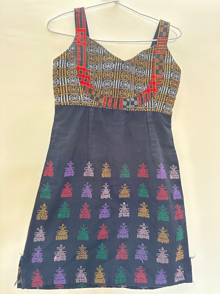 Black Printed Top