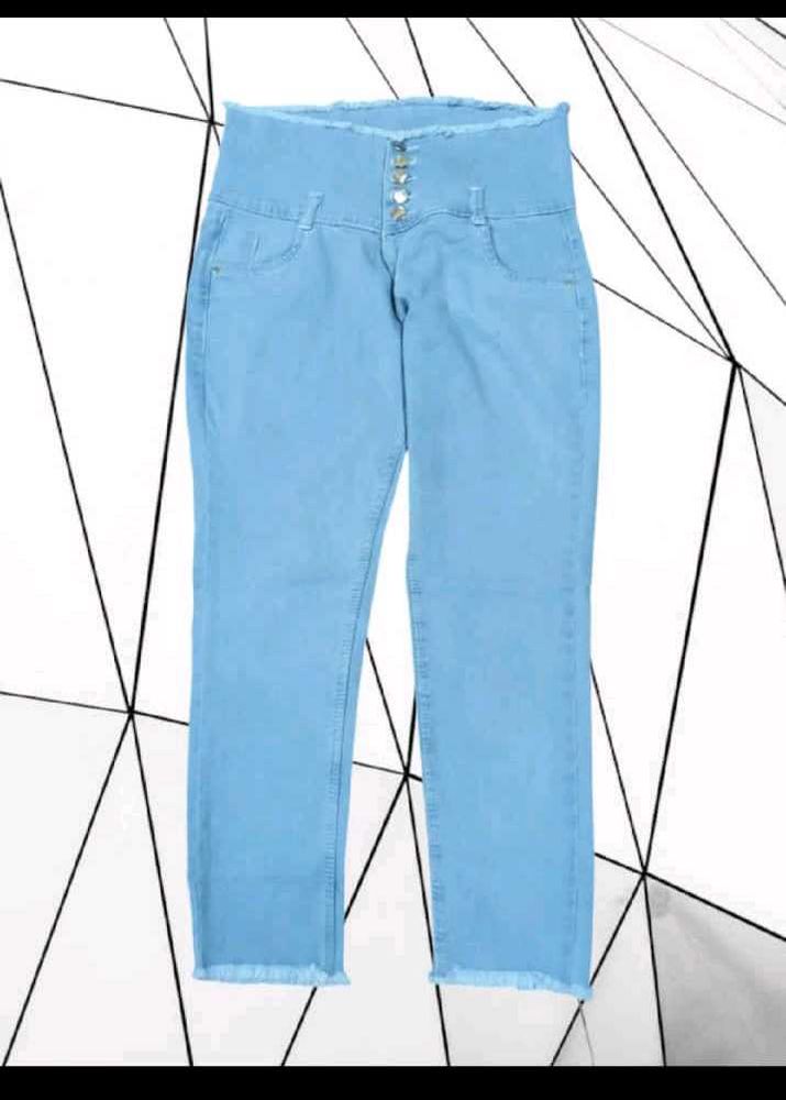 Blue Colour Jeans For Women