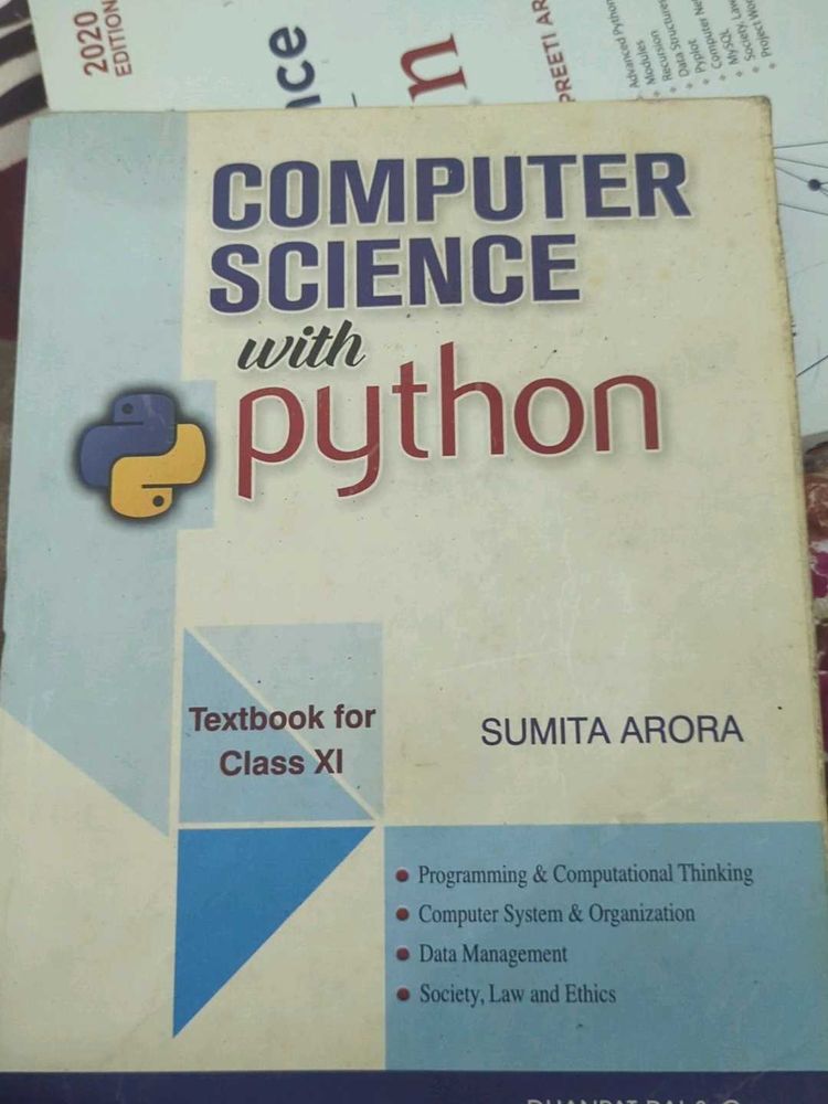 Computer science With Python Class 11th