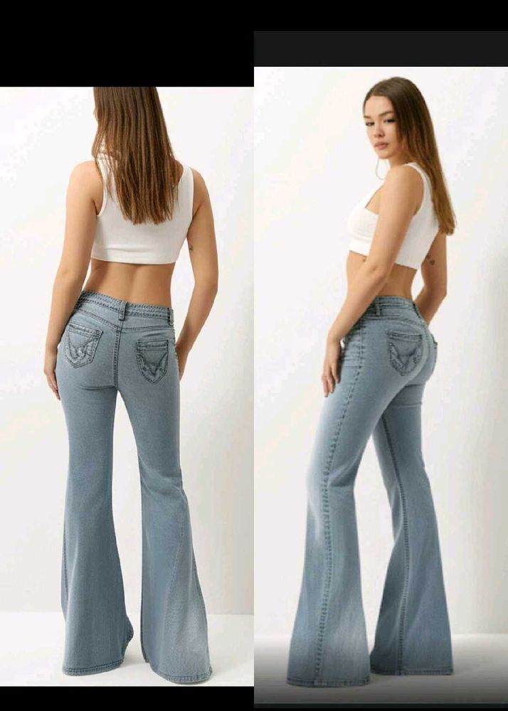 Flare Leg Denim Jeans