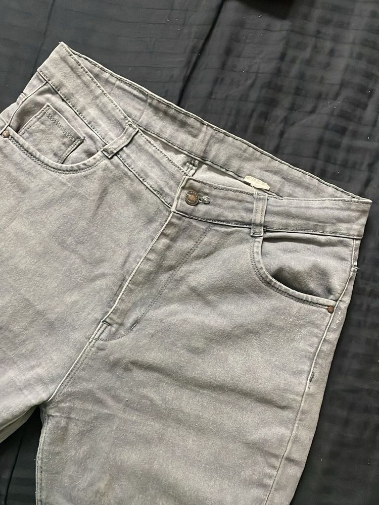 Grey  Jeans