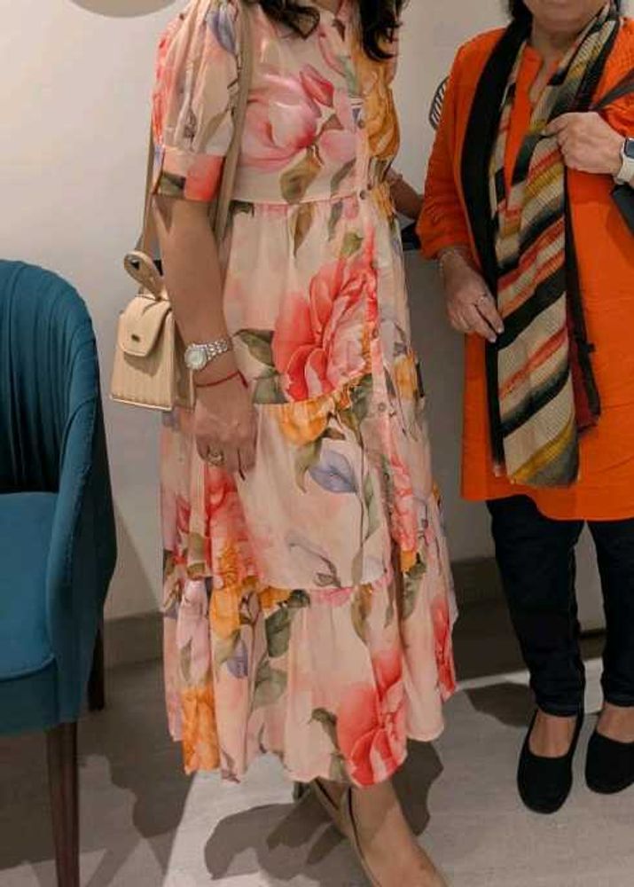 Floral Print Maxi Dress