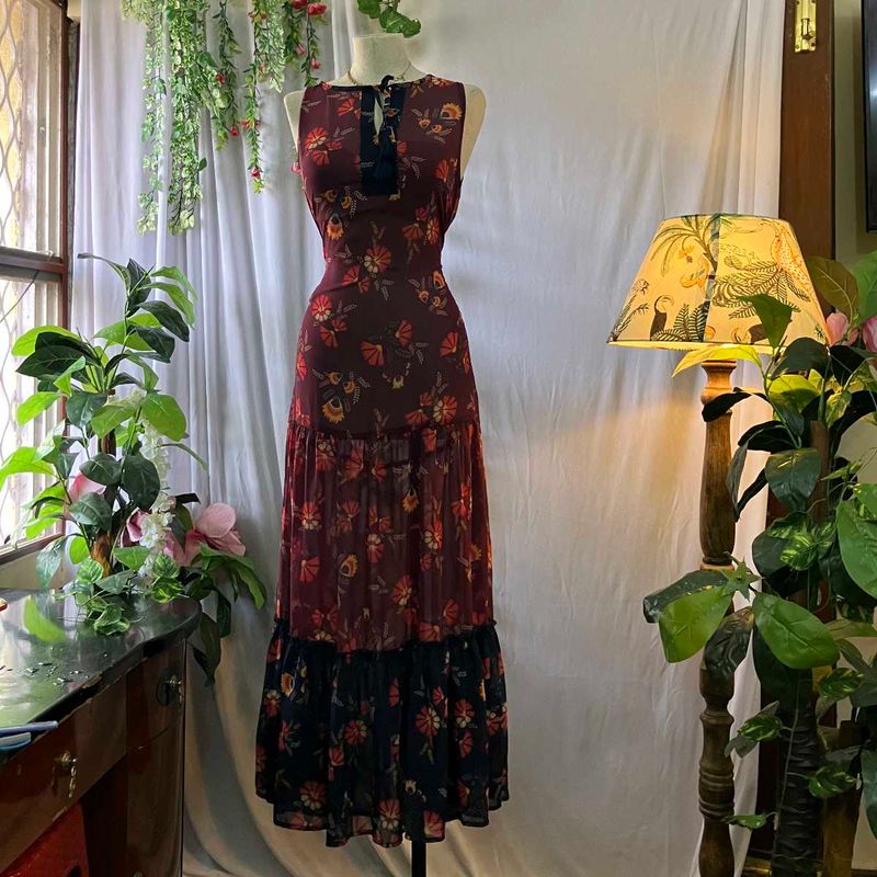 Ajio Sheet Long Dress