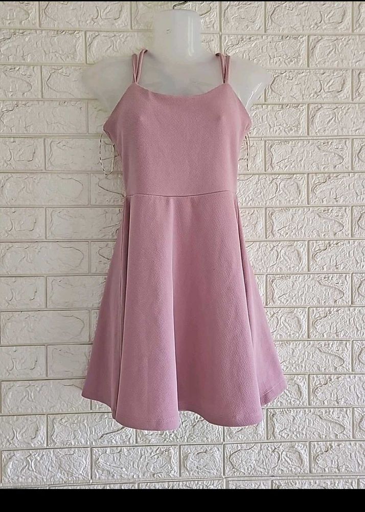 Ginger Baby Pink Skater Dress