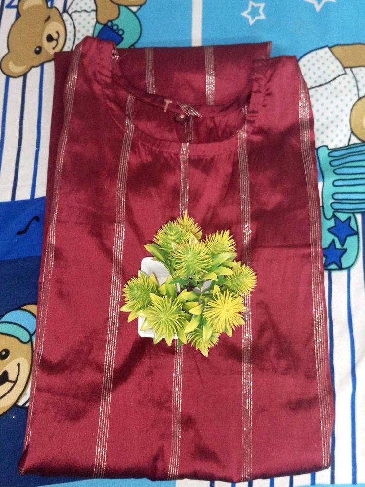 Elegant Maroon Kurta