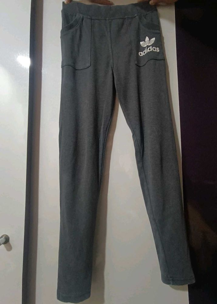 Grey Adidas Leggings