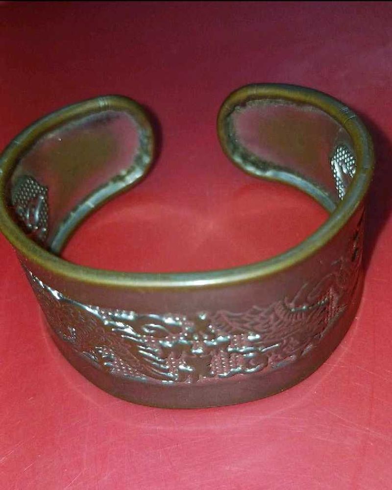 Vintage Carved Cuff Bracelet