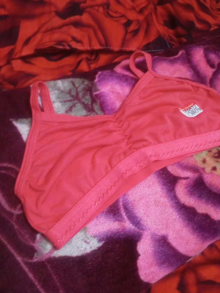 Comfy Red Bra