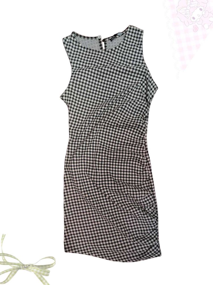 Gingham Bodycon Dress