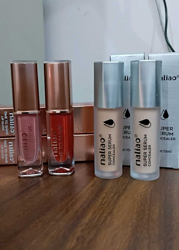 Maliao Lip Gloss &amp; Concealer