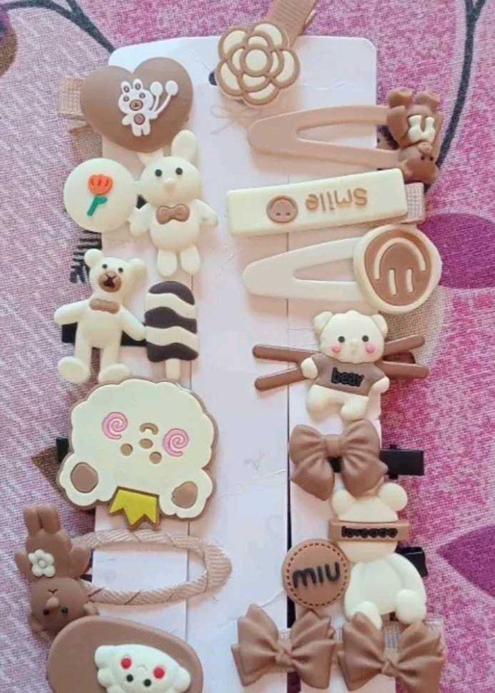 Cute Hair Clip Set