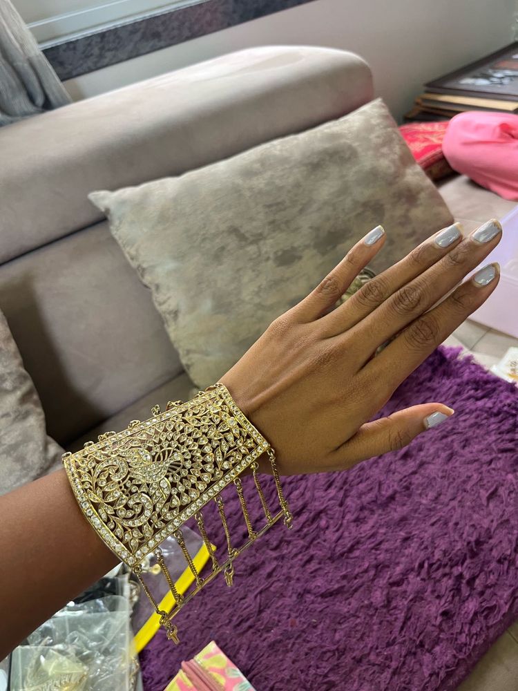 Gold Statement Cuff Bracelet