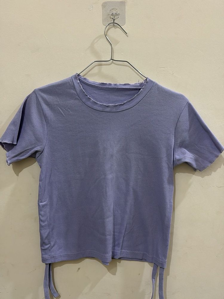 Lavender Casual T-shirt