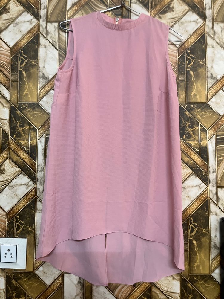 Blush Pink Sleeveless Dress