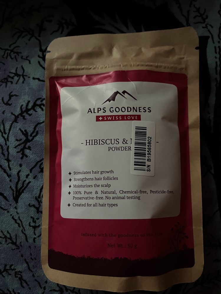 Alps Goodness Hibiscus And Methi Powder